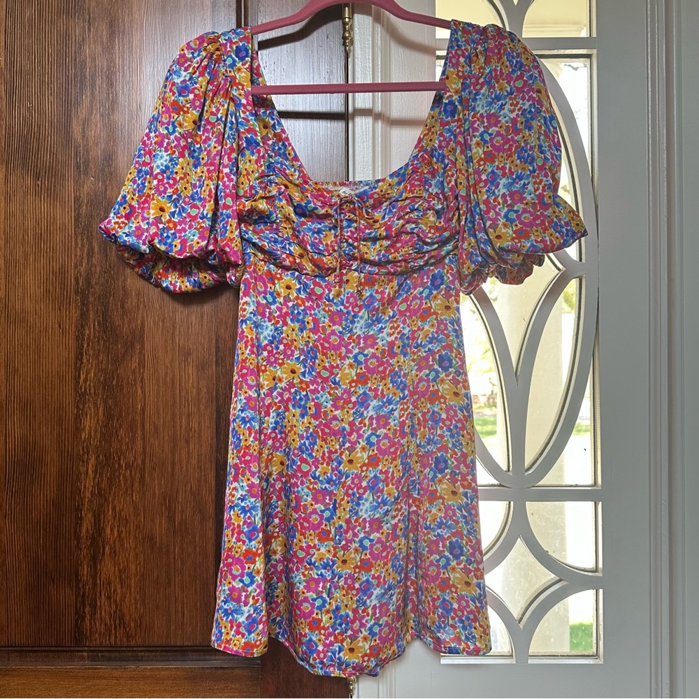 NWT For Love & Lemons Sasha Floral Mini Dress – Size XS - Picture 7 of 11
